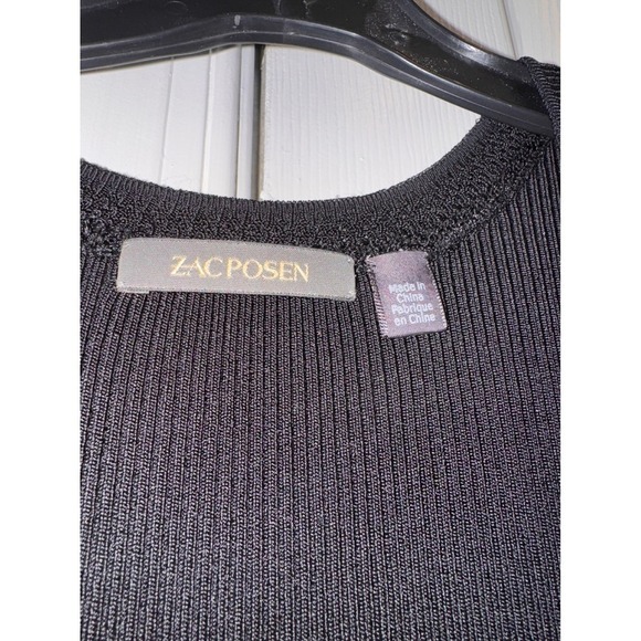 Zac Posen Jill Pointelle Knit Sleeveless Maxi L - Picture 8 of 11